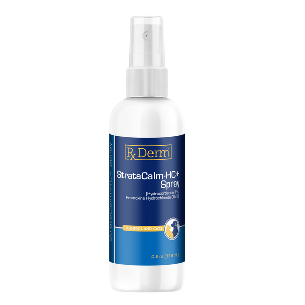 StrataCalm-HC+ Anti-Itch Spray (w/ Hydrocortisone & Pramoxine) 4 oz.